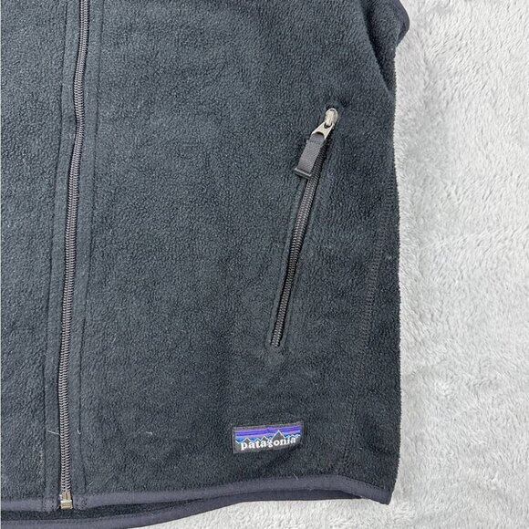 Patagonia Synchilla Men's Size Medium Black Vest Jacket Style Number 11408 - Picture 13 of 14